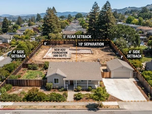 ADU Setback Rules and Foundation Placement in Bay Area Cities