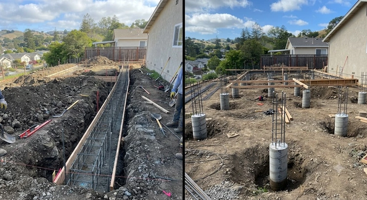 Continuous footing vs isolated pier foundation options for a room addition in the Bay Area