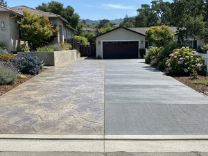 Stamped Concrete vs. Broom Finish for Bay Area Driveways: Pros, Cons, and Cost