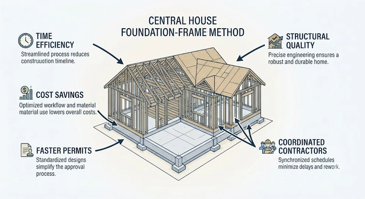infographic for Why Bay Area Homeowners Book Foundation and Framing Together