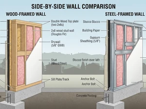 Wood Framing vs Steel Framing for Bay Area Homes: Which Is Right for Your Build?